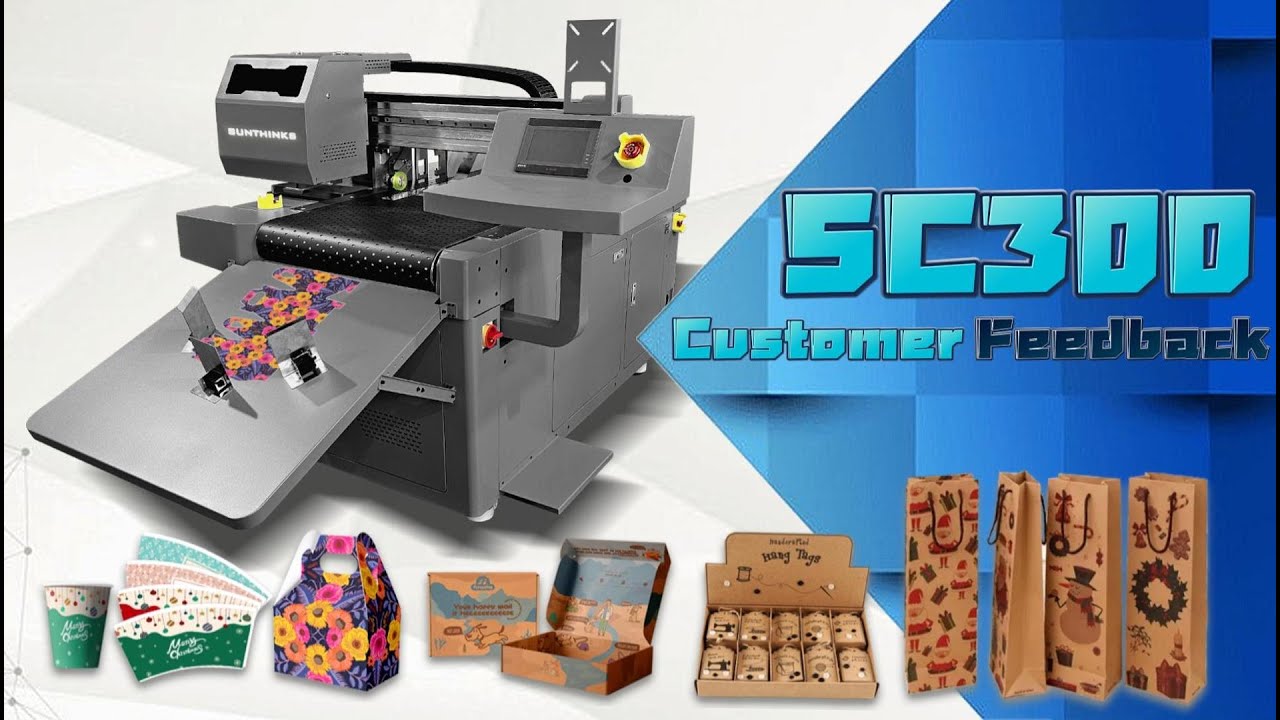 Customer Feedback Video About Sunthinks SC300 Digital Single Pass Printer