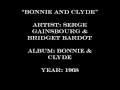 Serge Gainsbourg & Brigitte Bardot - Bonnie ...