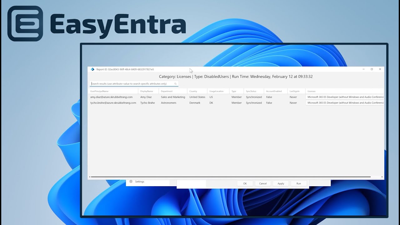 How to Create a Report: Disabled Users With Microsoft 365 Subscriptions