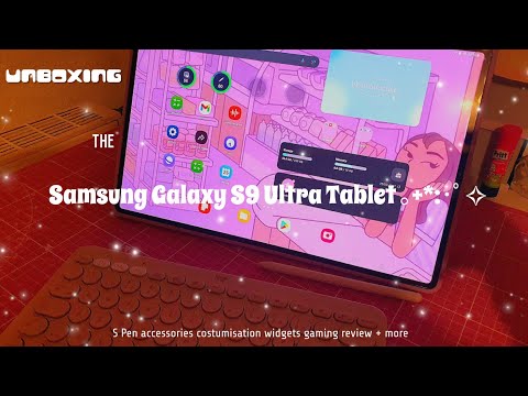 ASMR Unboxing & Customization of the Samsung Galaxy S9 Ultra *aesthetic* ✨️ 💜💖