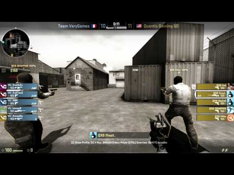 CounterStrike : Global Offensive (Shoutcast/Commentary) - Quantic v VeryGames  - Cache - Map 2