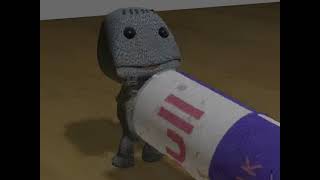 Cover art for sackboy on redbull