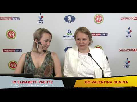 Kandidatenturnier der Frauen 2019. Runde 11. Interview mit Valentina Gunina.