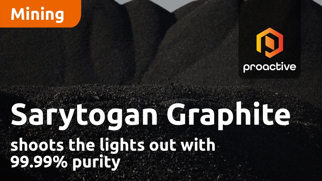 Sarytogan Graphite shoots the lights out with 99.99% purity