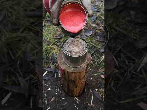 Stop Wasting the Perfect Stove: DIY Burner from a Can and Cardboard #bushcraft #outdoors #lifehacks