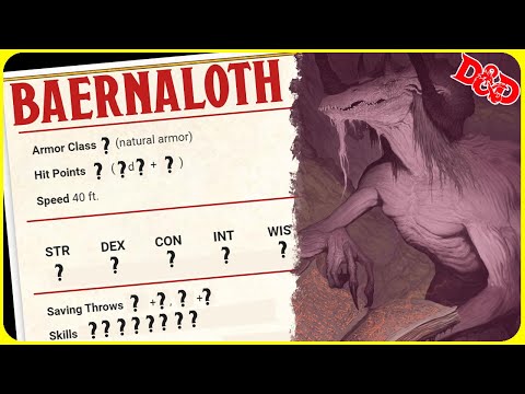 BAERNALOTH Monster in Planescape for Dungeons and Dragons
