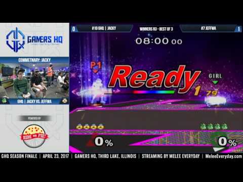 GHQ Spring Finale 2017 - JeffWa (Sheik) vs. GHQ | Jacky (Jigglypuff) - SSBM - Winners R3