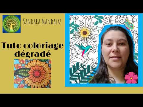 🧐✍️ TUTO COLORIAGE COMMENT Faire des Dégradés - Coloriage Mandalas art thérapie anti stress adultes