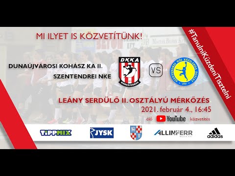 DKKA II - Szentendre Serdülő II. osztályú mérkőzé