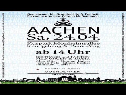 24.4.2021 Aachen - QD241 - Gemeinsam für Grundrechte und Freiheit