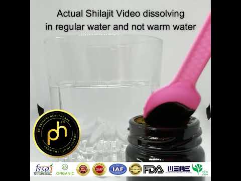 Pure himalayan shilajit resin with ashwagandha and kesar, pa...