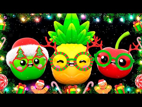 Baby Fruit Dancing - CHRISTMAS IS COMING🎄🎁 ⭐  Low Stimulation Video🎅