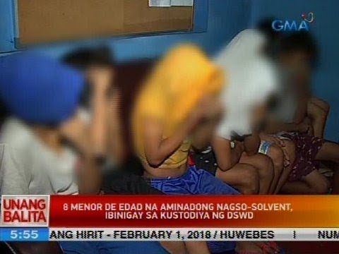 Mga batang nagso-solvent sa tapat ng Manila City Hall, hinihinalang sangkot sa snatching