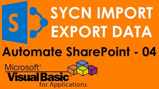 VBA to import data from SharePoint to Excel. SharePoint Automation using VBA - 4