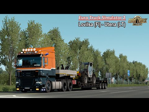 ETS2 | Lovilsa (FIN) - Utena (LT) | DAF XF105 (6x4) | Timelpase