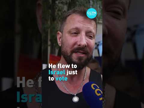 He flew to Israel just to vote