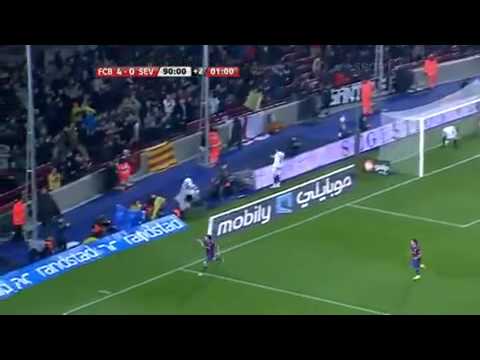 FC Barcelona 4 - Sevilla 0 All Goals & Highlights - Liga BBVA 2009/2010