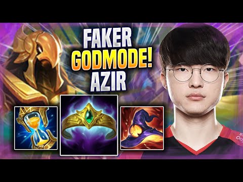 FAKER LITERALLY GOD MODE WITH AZIR! - T1 Faker Plays Azir MID vs Sylas! | Season 2022