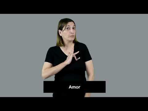 Cómo signar Amor en LSE