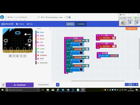 Microbit Tutorial 13 Changing The Variable Setting