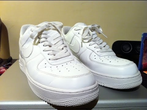 comment nettoyer air force one blanc
