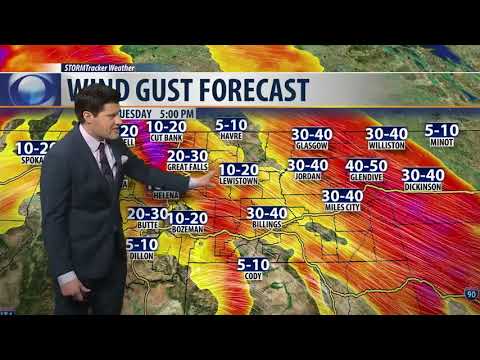 Extreme wind takes over all of Montana on Tuesday