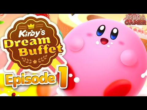 NEW Kirby Game! - Kirby's Dream Buffet Gameplay Walkthrough Part 1 - Gourmet Grand Prix!