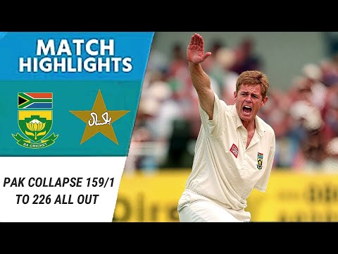 Pakistan’s Collapse From 159/1 To 226 All Out | Shaun Pollock (6/50) Destroyed Middle & Lower Order