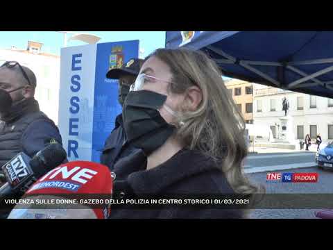VIOLENZA SULLE DONNE: GAZEBO DELLA POLIZIA IN CENTRO STORICO | 01/03/2021