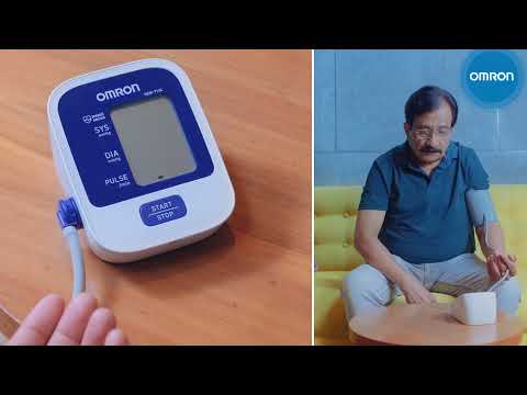 How to Use Omron HEM 7124 - Digital Blood Pressure Monitor & sync with Omron Connect App.