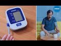 Omron HEM-7124 LCD Digital 1.5 V Handheld Automatic Blood Pressure Monitor