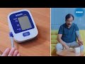 How to Use Omron HEM 7124 - Digital Blood Pressure Monitor & sync with Omron Connect App.