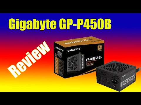 Gigabyte P450B maitinimo blokas 450 W 20+4 pin ATX ATX Juoda video