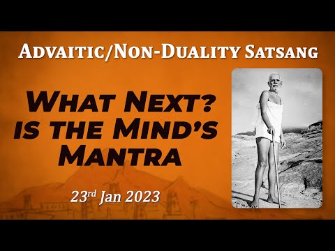517. Bhagavan Ramana Satsang - What next ? is the Minds Mantra