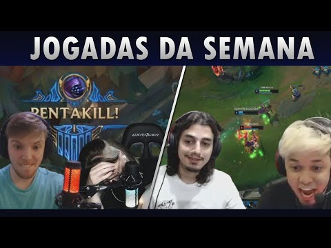ZECAS DUO JIME, PENTAKILL DO PIJACK, KENNZY MOSTRANDO SUAS HABILIDADES DE KARMA l Jogadas da Semana