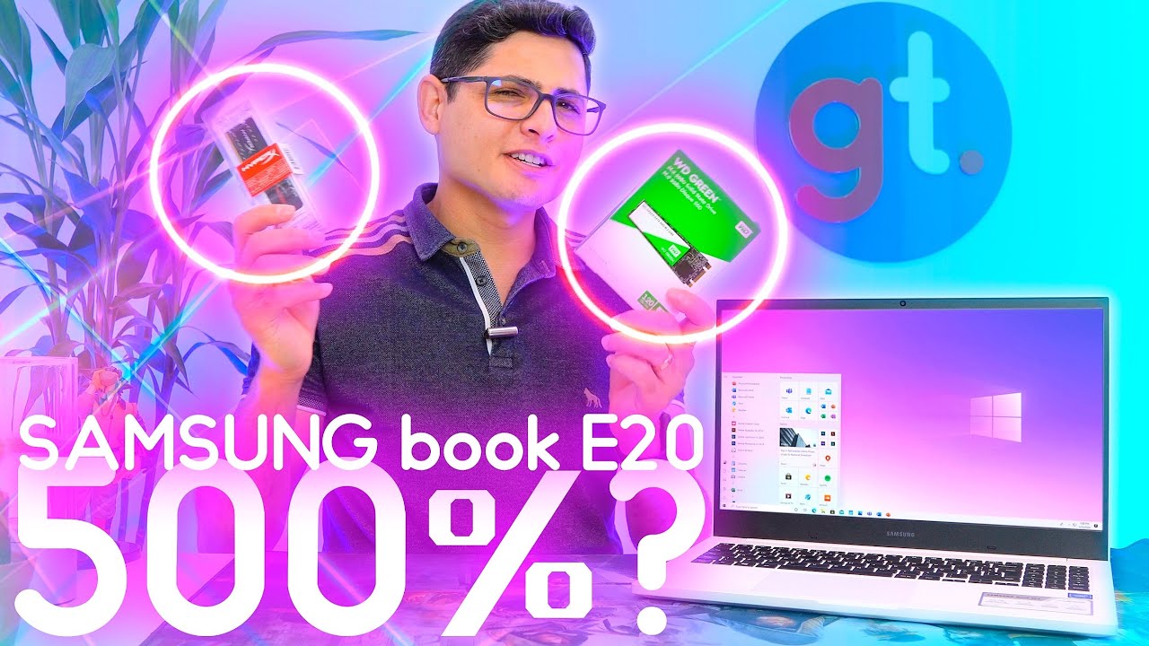 MELHOREI esse NOTEBOOK em mais de 500% - Samsung Book E20 com SSD M.2 e 8GB de RAM - VEJA COMO FAZER