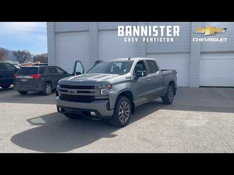 2021 Chevrolet Silverado 1500 Crew Cab Short Box 4-Wheel Drive RST in Gray for sale at Bannister Chevrolet Penticton in Penticton, BC
