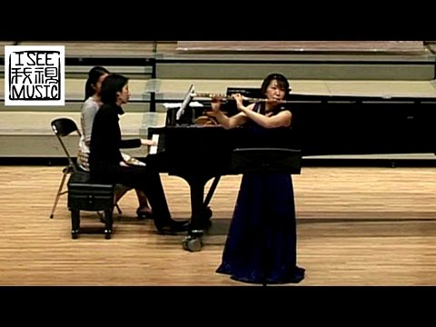 Yoshie Ueno: André Jolivet - Chant De Linos for Flute & Piano (2006) / 北京国际长笛比赛 / 日本惠野秩序