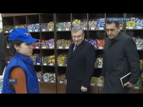 Шавкат Мирзиёев проверил цены в магазине