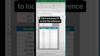 Lookup. This time we use the lookup to find grades associated with scores. - Excel Xpert tutorial video