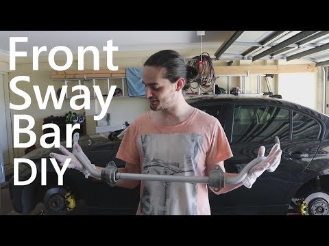 BMW E90 Front Sway Bar Install - Part 1 of 2