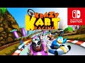 Konami Krazy Kart Racing Nintendo Switch Gameplay
