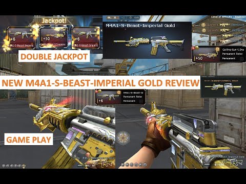 CROSSFIRE PH NEW M4A1-S-BEAST-IMPERIAL GOLD JACKPOT & REVIEW