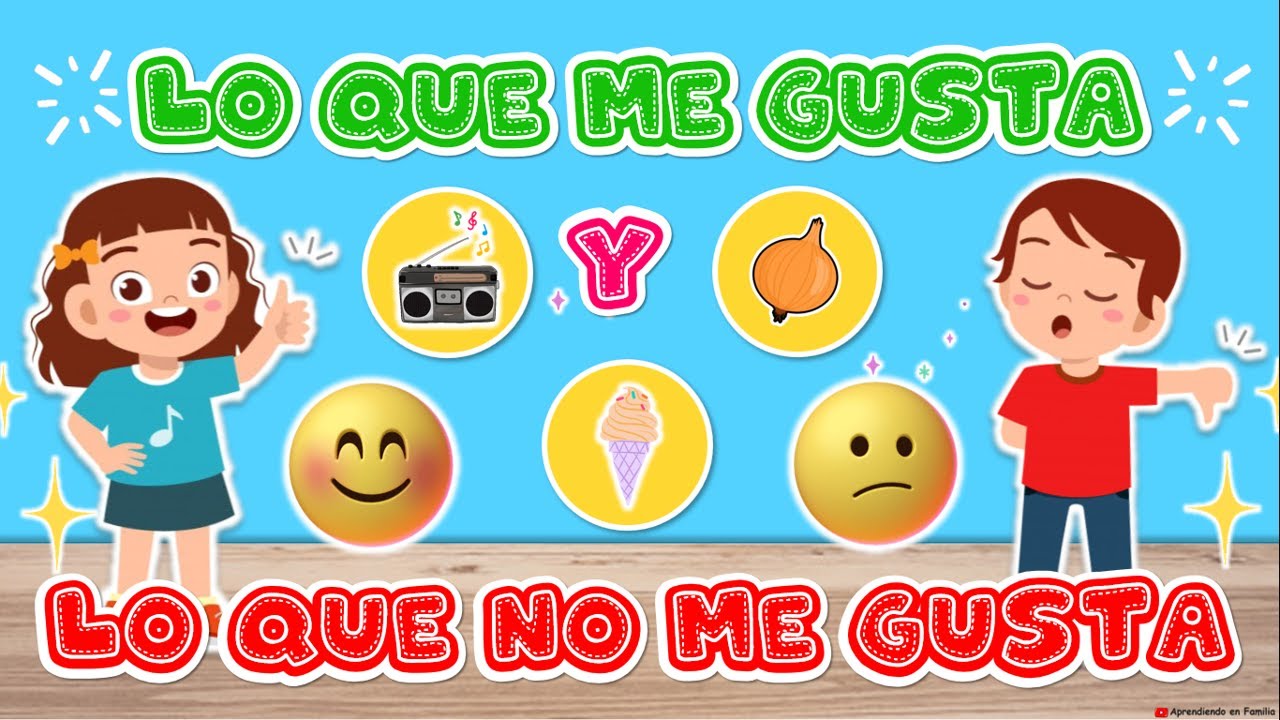 Putar video LO QUE ME GUSTA Y LO QUE NO ME GUSTA (Aprendo en Casa) | Aprendiendo en Familia sekarang LO QUE ME GUSTA Y LO QUE NO ME GUSTA (Aprendo en Casa) | Aprendiendo en Familia
