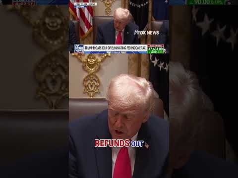 Trump predicts 'LARGEST TAX REFUND SEASON EVER' #foxnews #news #us #fox