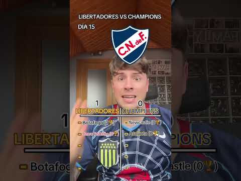DÍA 15 HASTA QUE LA LIBERTADORES GANE A LA CHAMPIONS‼️ #reto #libertadores #vs #champions