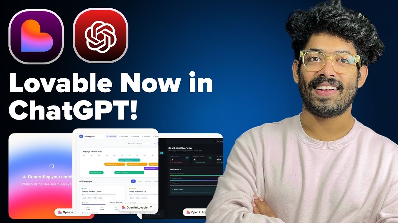 Use Lovable Inside ChatGPT To Build Anything - THIS IS GOLD!