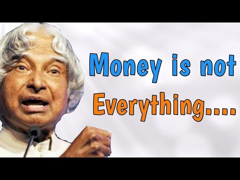Pieniądze nie są wszystkim na tym świecie! || Cytaty APJ Abdula Kalama || @WordsOfGoodness