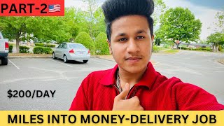 I CAME FAR AWAY FROM HOME WHILE MAKING DELIVERIES | PART-2 | UBER EATS#ubereats #uberdriver #f1visa