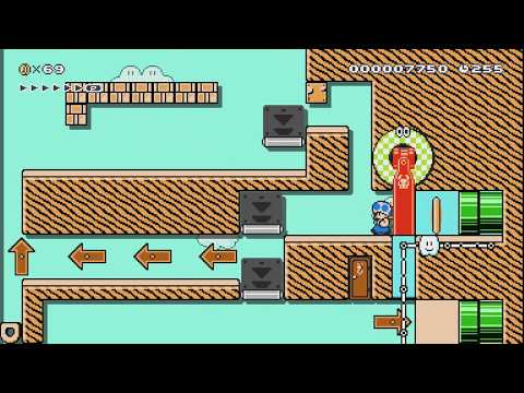 第1回 ☆マリオ検定☆ MARIO LEVEL TEST  by  ねぎちん - Super Mario Maker 2 - No Commentary 1bw